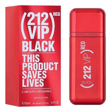212 VIP MEN BLACK RED CAROLINA HERRERA